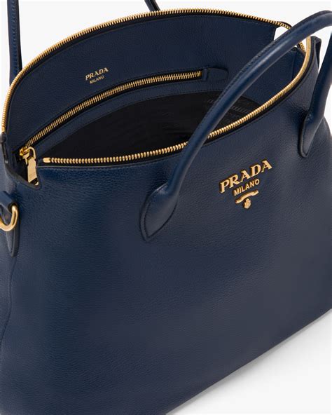 Baltic Blue Leather Handbag 